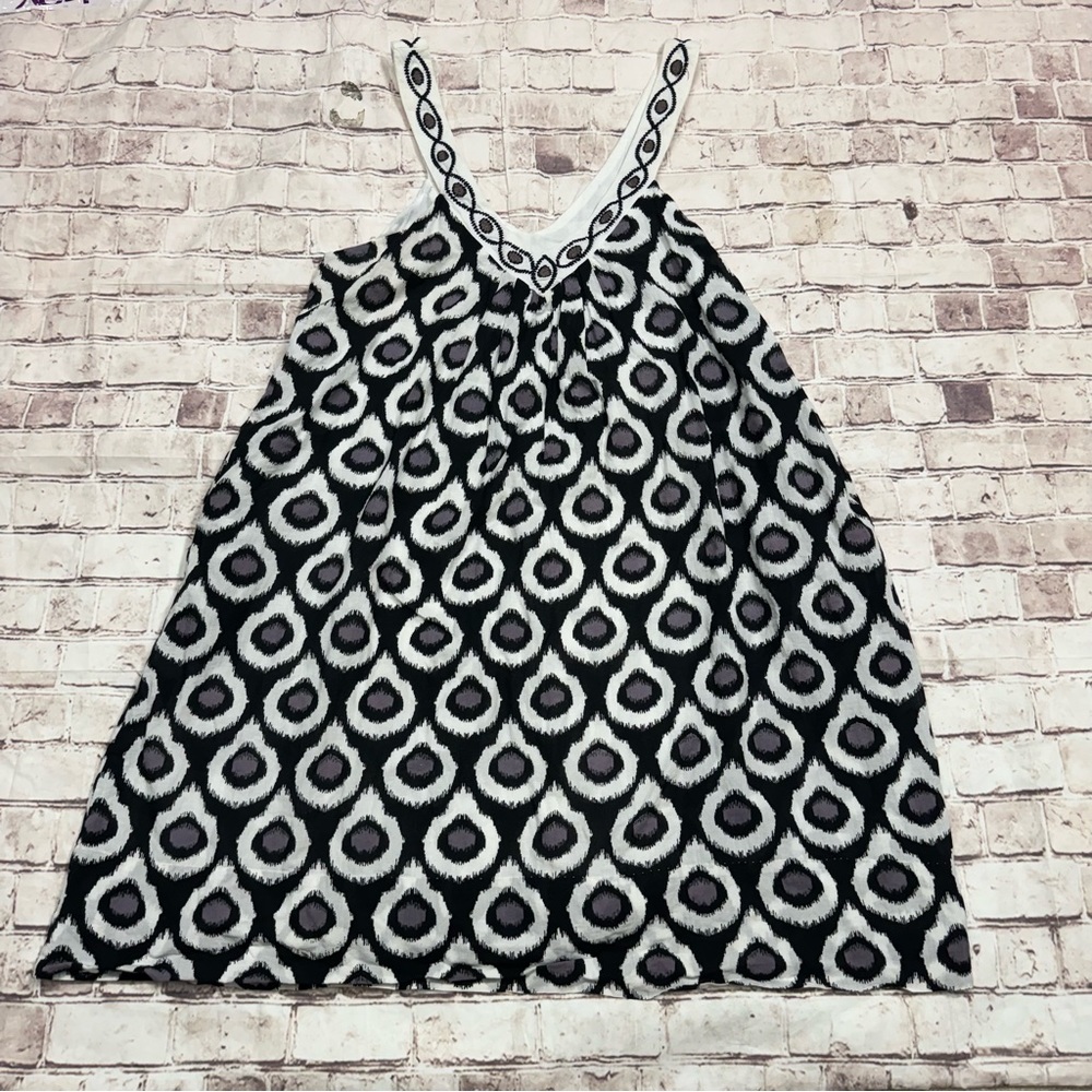 Gretchen Scott Designs medium printed cotton tunic dress
